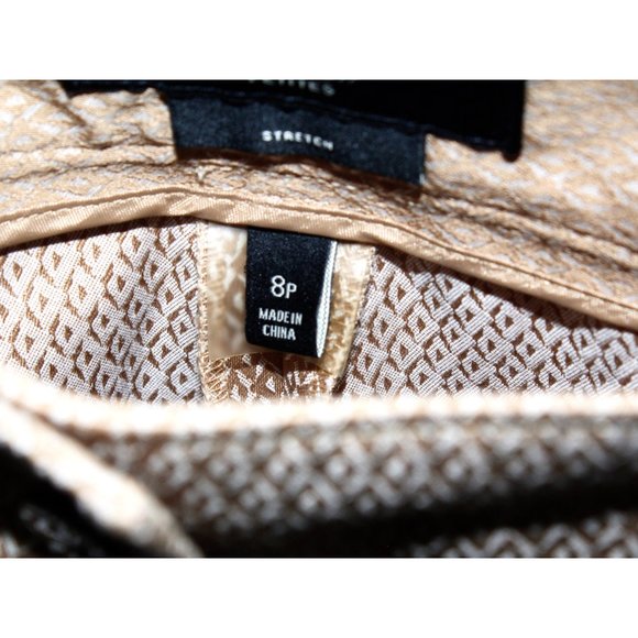 Talbots Jacquard Diamond Pattern Ankle Pants - Picture 7 of 9